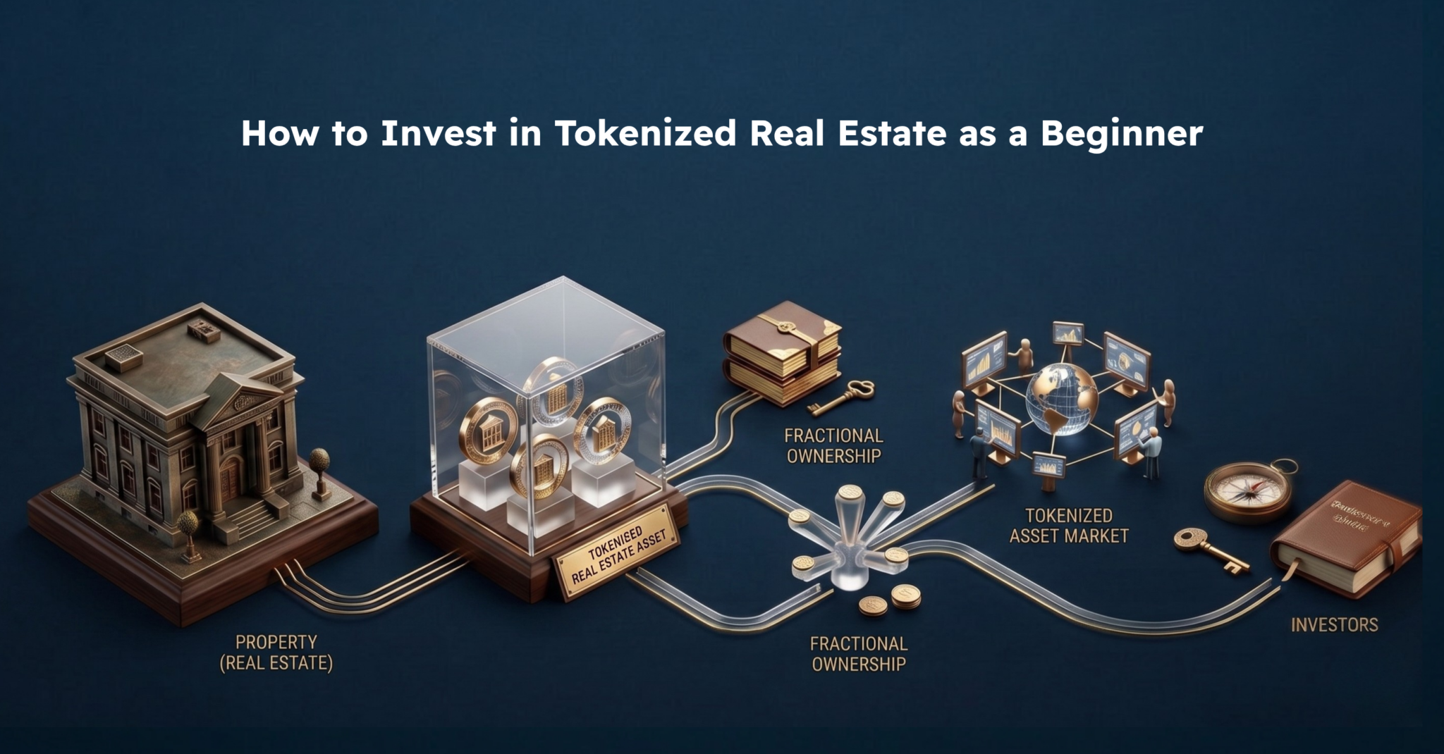 How to invest in tokenized real estate as a beginner using a digital platform
