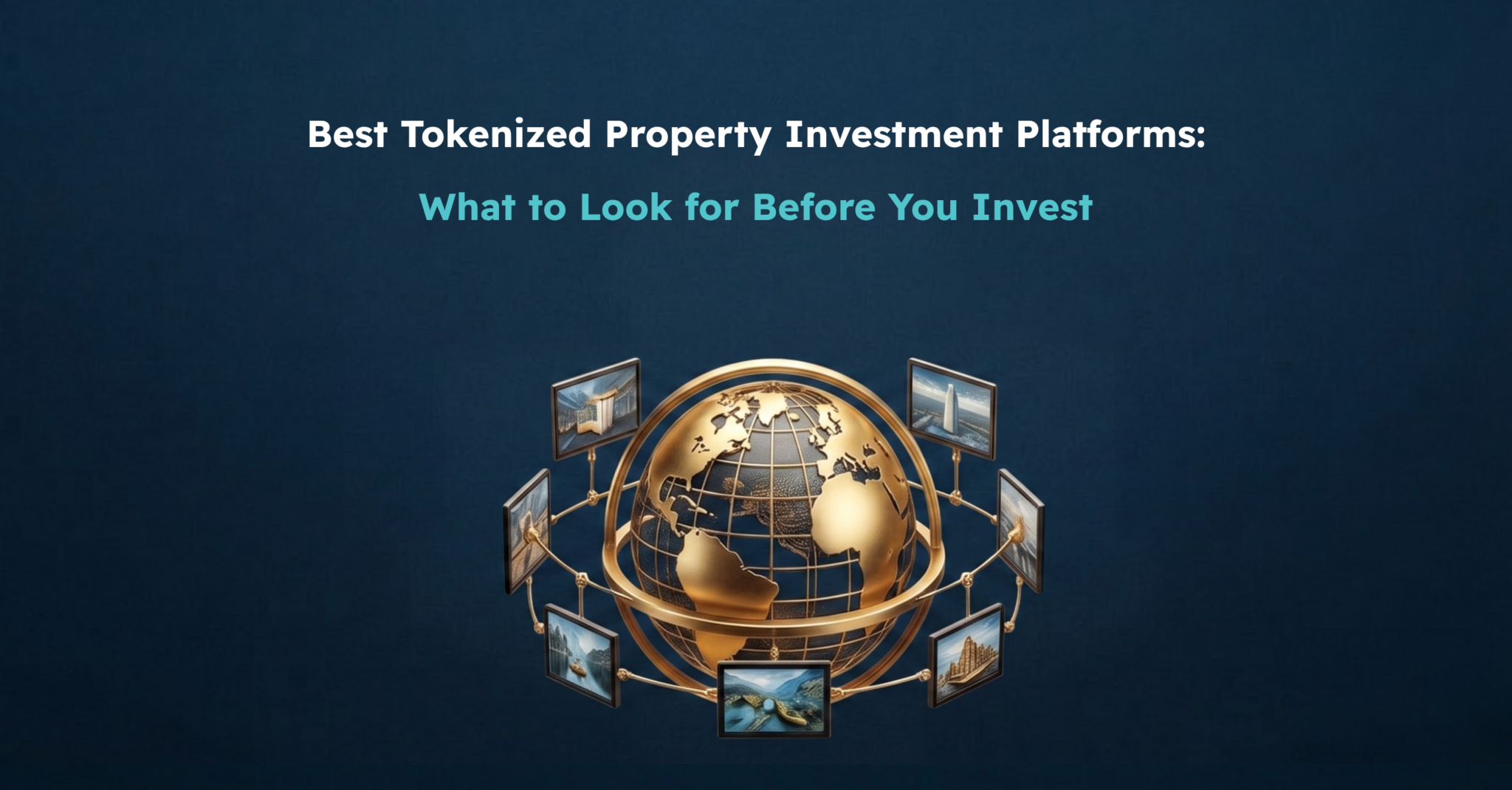 Tokenized property investment platforms explained for crypto investors using blockchain technology