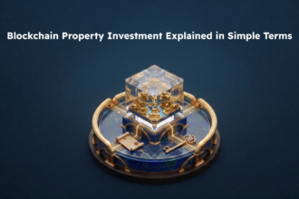Blockchain property investment explained in simple terms using a digital real estate platform