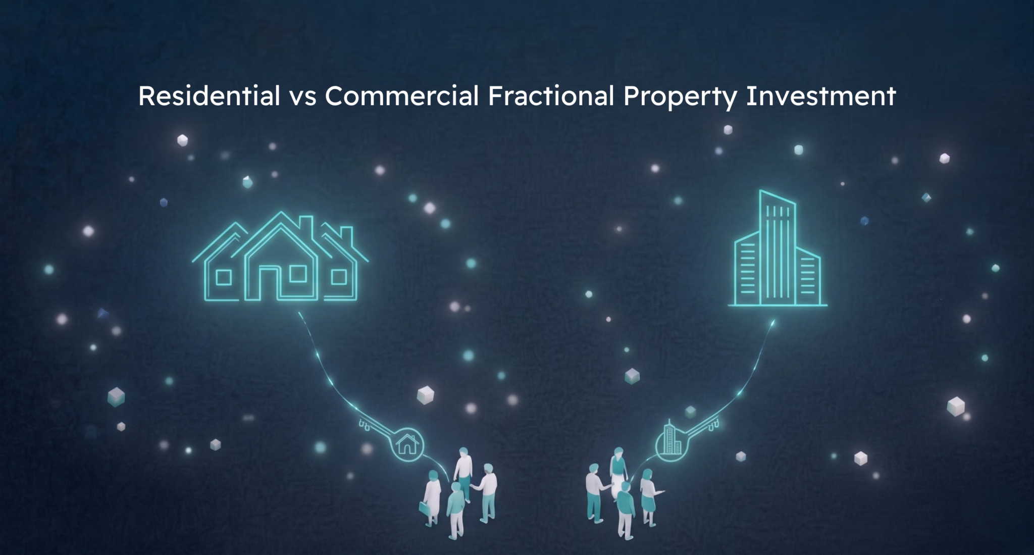 Comparison between residential and commercial fractional property investment opportunities