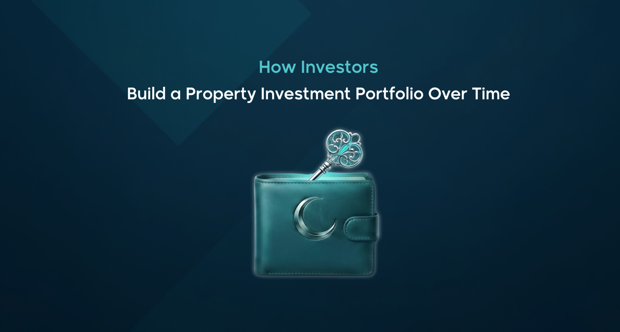 Wallet with house key symbolizing access to a property investment portfolio
