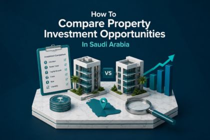 How to invest in property in Saudi Arabia with real estate investment illustration
